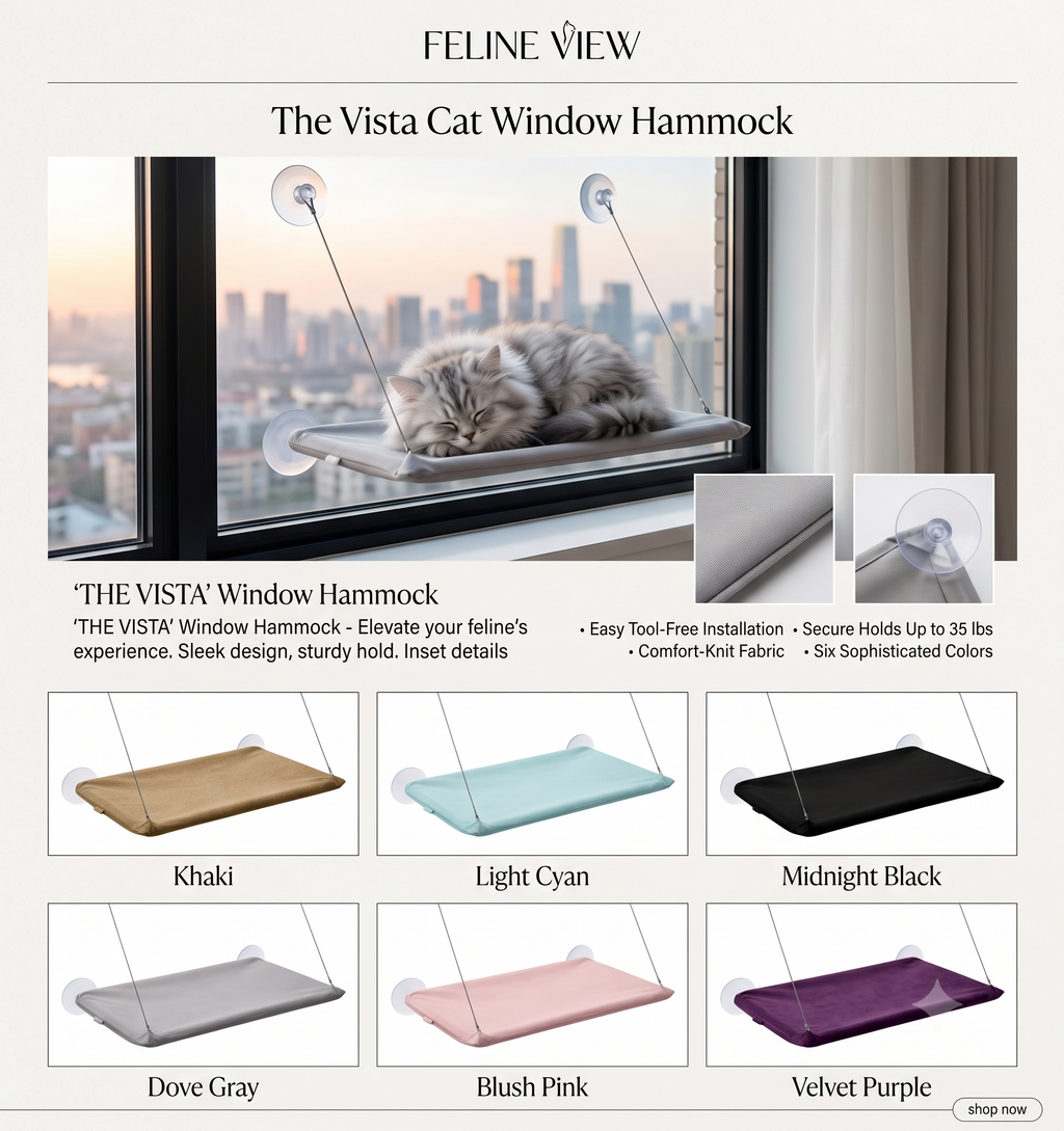 The Vista Cat Window Hammock